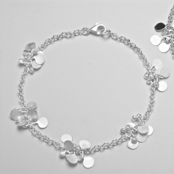 Accent Bracelet, satin silver by Fiona DeMarco
