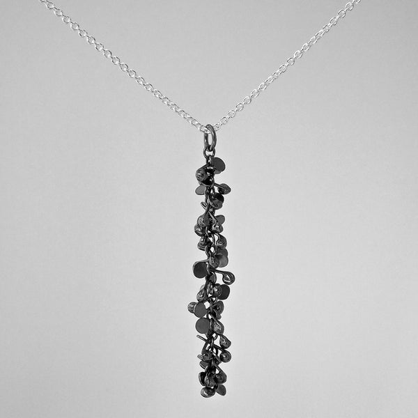Harmony Pendant, oxidised silver by Fiona DeMarco