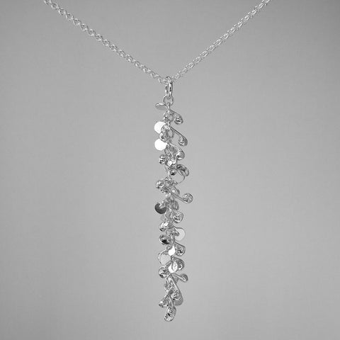 Harmony Pendant, polished silver by Fiona DeMarco