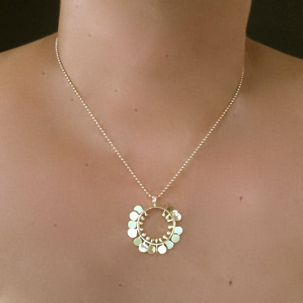 Icon Precious Pendant, 18ct yellow gold polished by Fiona DeMarco