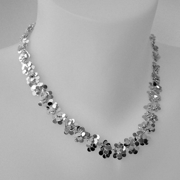 Symphony Necklace, polished silver by Fiona DeMarco