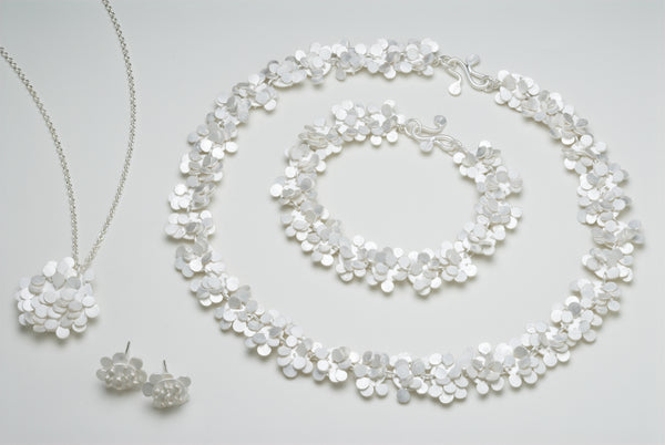 Symphony collection, satin silver by Fiona DeMarco