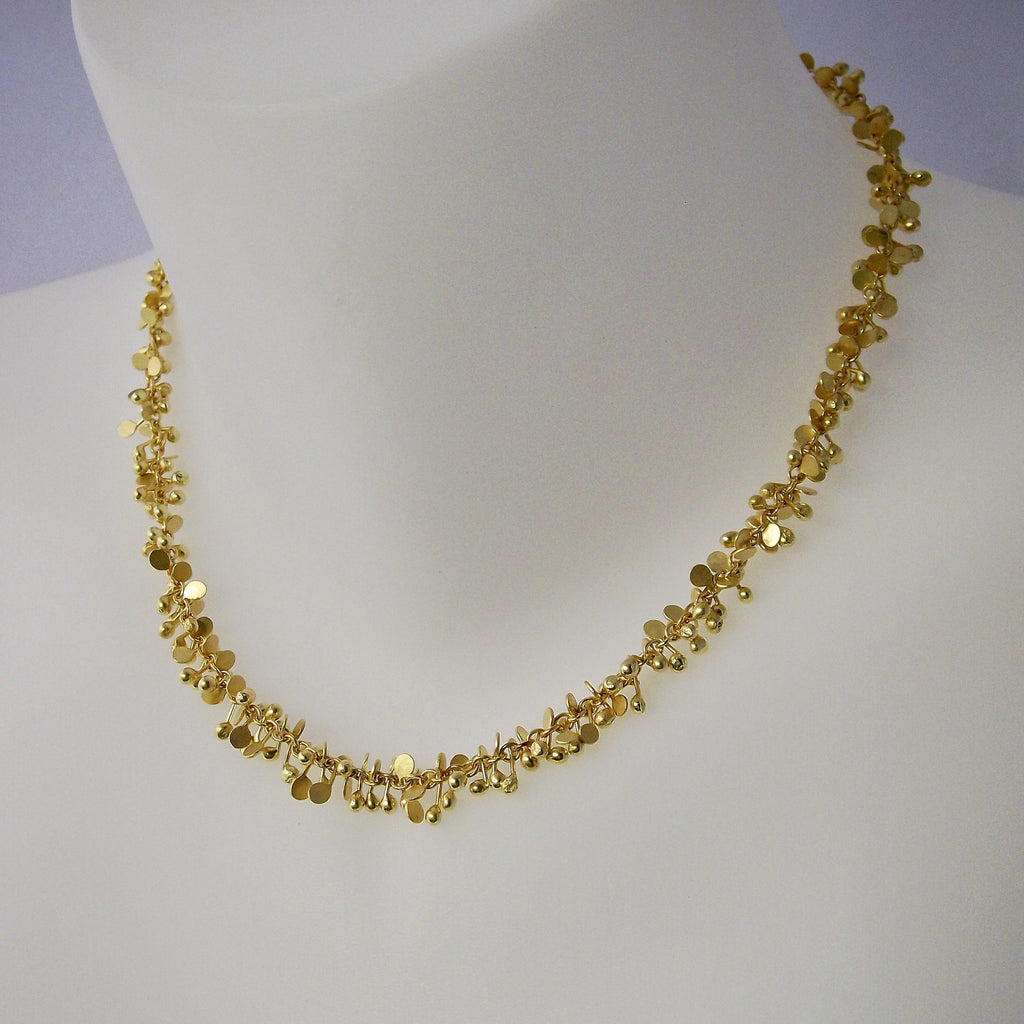 Small necklace gold outlet design