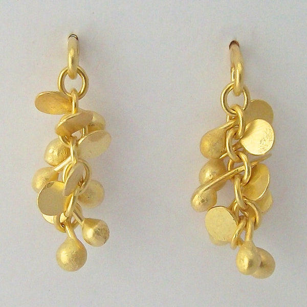 Harmony Precious stud earrings 18ct yellow gold by Fiona DeMarco