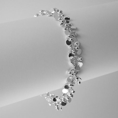 Harmony Bracelet, polished silver by Fiona DeMarco