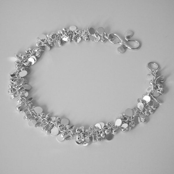 Harmony Bracelet, polished silver by Fiona DeMarco