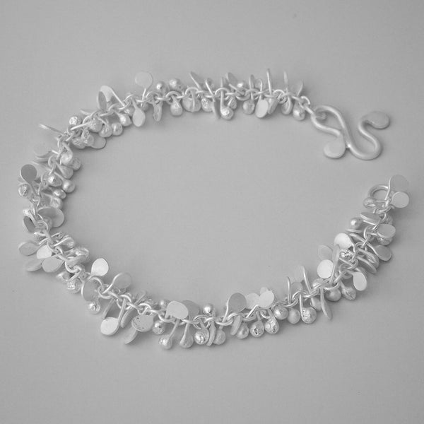 Harmony Bracelet, satin silver by Fiona DeMarco
