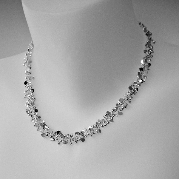 Harmony Necklace, polished silver by Fiona DeMarco