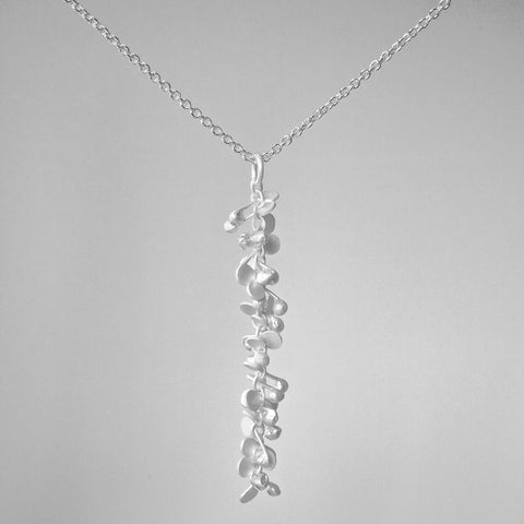 Harmony Pendant, satin silver by Fiona DeMarco