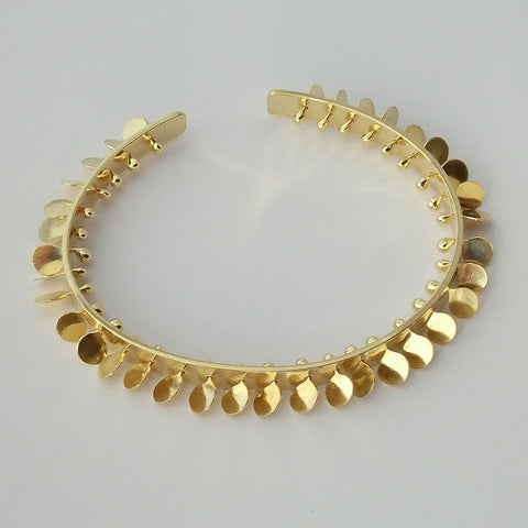 Icon Precious Bangle, 18ct yellow gold polished by Fiona DeMarco