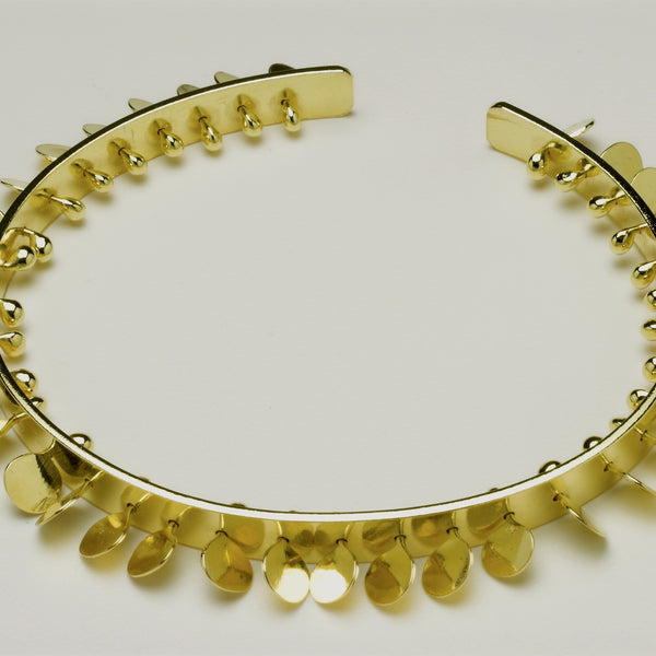Icon Precious Bangle, 18ct yellow gold polished by Fiona DeMarco