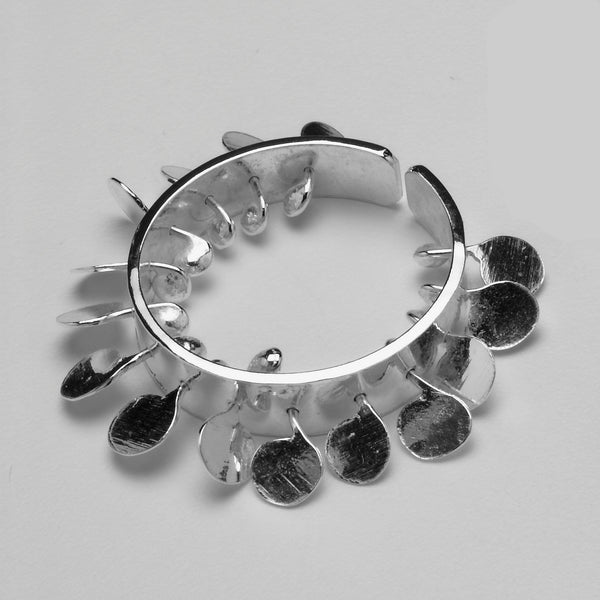 Icon Ring, polished silver by Fiona DeMarco