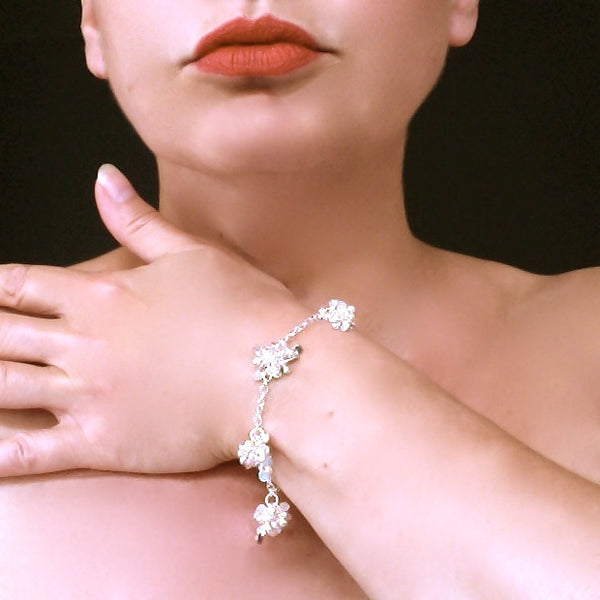 Radiance multi Bracelet, polished silver by Fiona DeMarco