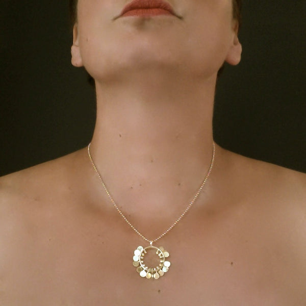 Icon Precious Pendant, 18ct yellow gold polished by Fiona DeMarco