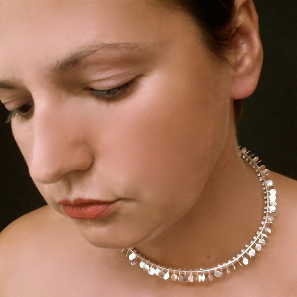 Icon Choker, polished silver by Fiona DeMarco