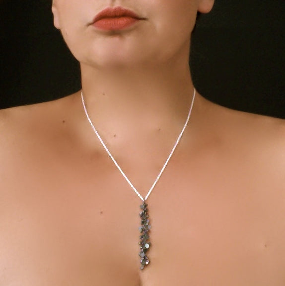 Harmony Pendant, oxidised silver by Fiona DeMarco