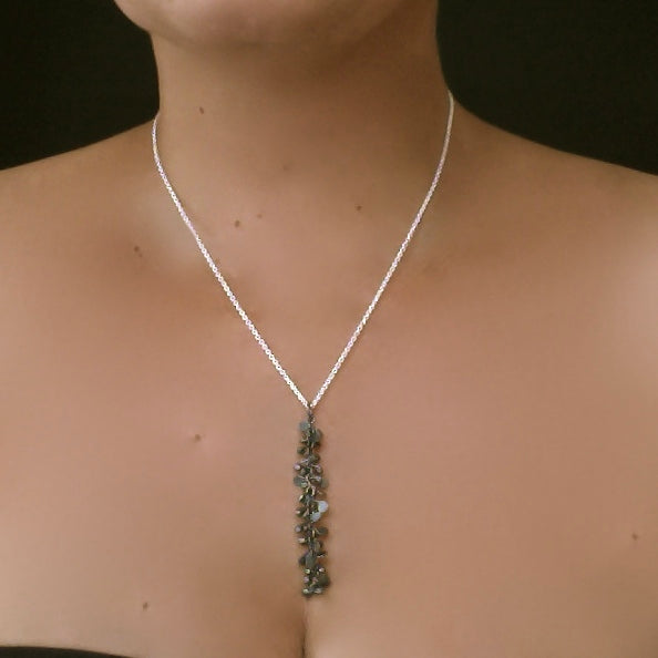 Harmony Pendant, oxidised silver by Fiona DeMarco