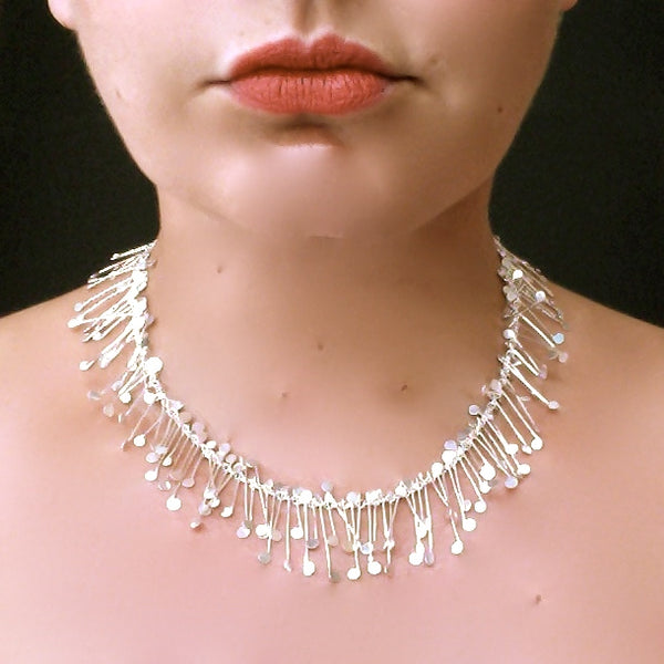 Signature Necklace, polished silver by Fiona DeMarco