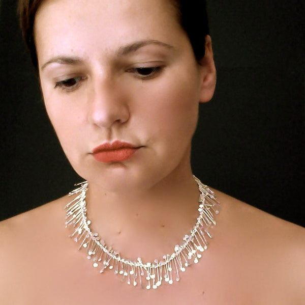 Signature Necklace, polished silver by Fiona DeMarco