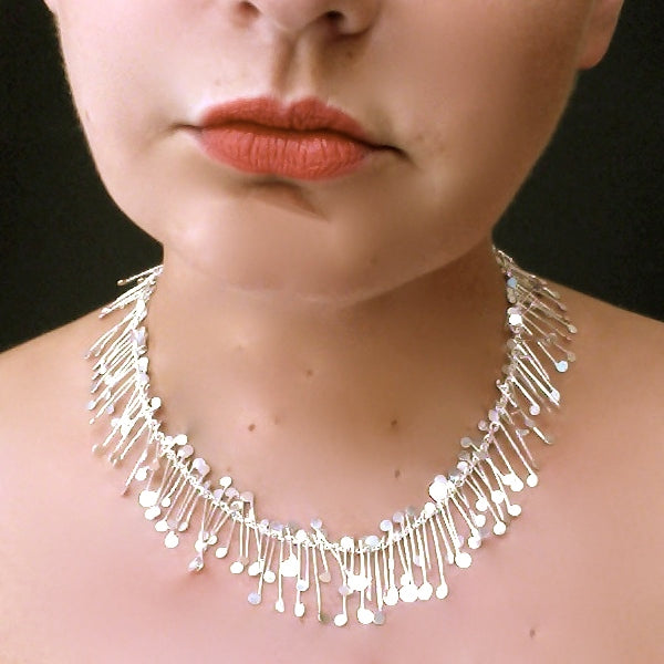 Signature Necklace, polished silver by Fiona DeMarco