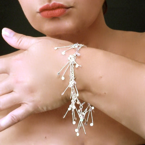 Signature charm Bracelet, polished silver by Fiona DeMarco