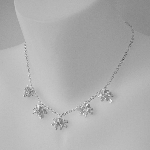 Radiance Necklace, satin silver by Fiona DeMarco