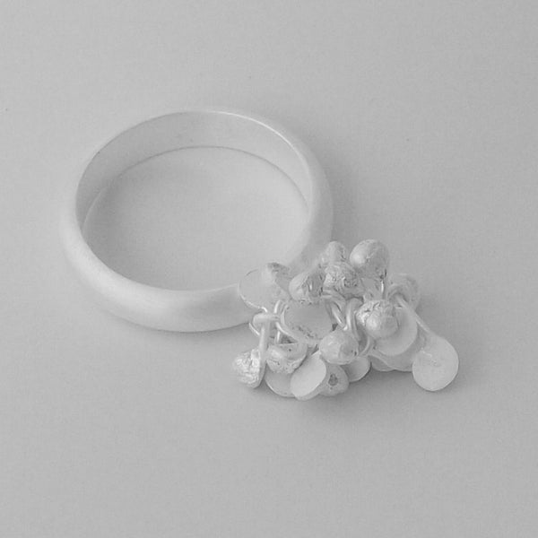 Radiance Ring, satin silver by Fiona DeMarco
