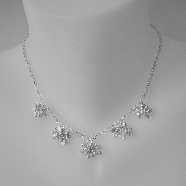 Radiance Necklace, satin silver by Fiona DeMarco