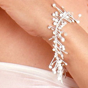 Signature Bracelet, satin silver by Fiona DeMarco