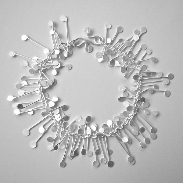Signature Bracelet, satin silver by Fiona DeMarco