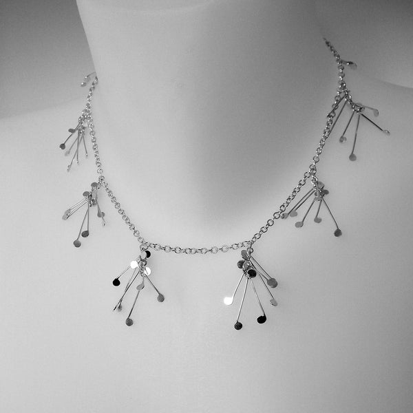 Signature charm Necklace, polished silver by Fiona DeMarco