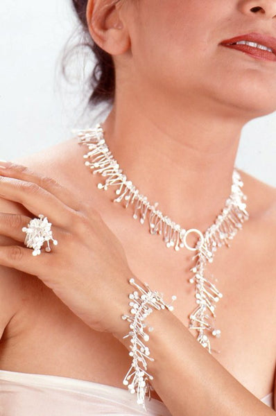 Signature collection, satin silver by Fiona DeMarco 