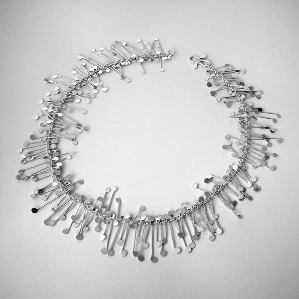 Signature Necklace, polished silver by Fiona DeMarco