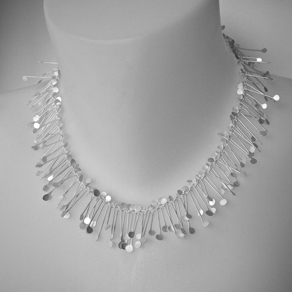 Signature Necklace, satin silver by Fiona DeMarco