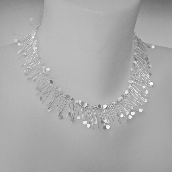 Signature Necklace, satin silver by Fiona DeMarco