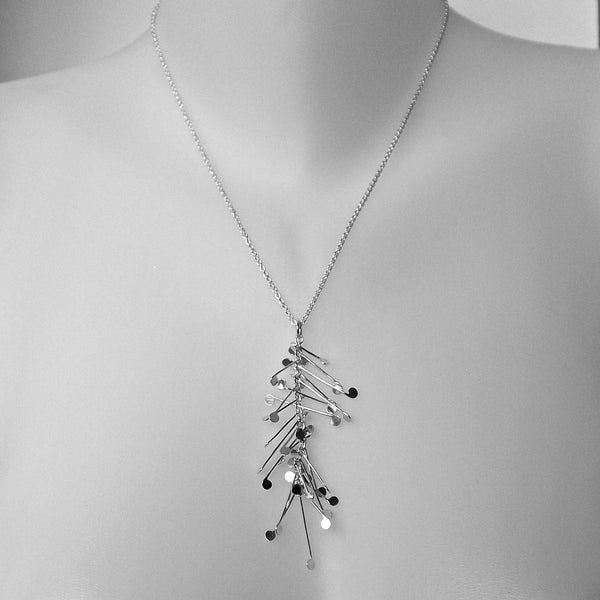 Signature Pendant, polished silver by Fiona DeMarco