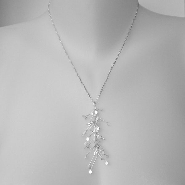 Signature Pendant, satin silver by Fiona DeMarco