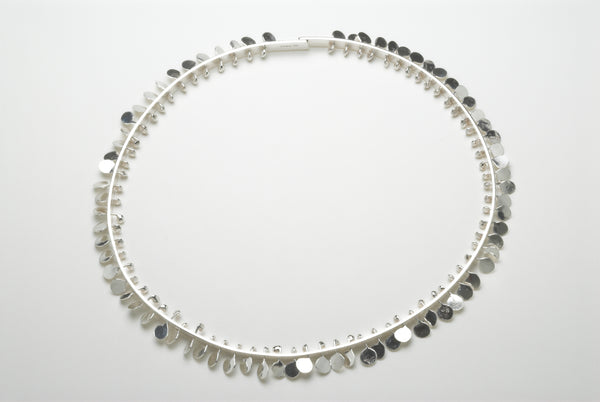 Icon Choker, polished silver by Fiona DeMarco