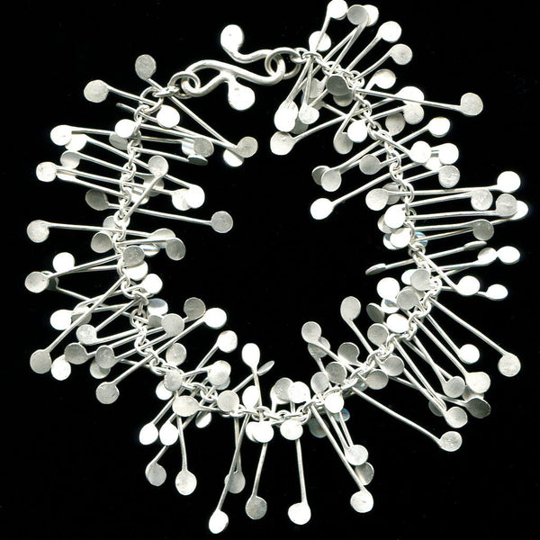 Signature Bracelet, satin silver by Fiona DeMarco